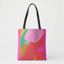 Garden Riff Pink Tote Bag