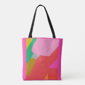 Garden Riff Pink Tote Bag トートバッグ (裏面)