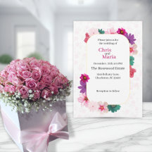 Garden Romance: Light Pink Floral Wedding