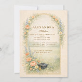 Garden Rose Graduation Celebration 招待状 (正面)