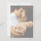 Garden Sage Green Save The Date招待状写真 シーズンカード (裏面)