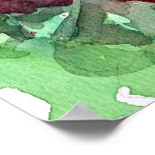 Garden Scripture Genesis Petunia Flowers ポスター (角)