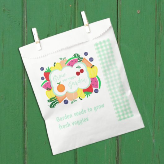 Garden Seeds Gift Bridal Shower フェイバーバッグ
