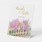 garden spring She's Fresh bridal cards gifts 台座サイン (正面)