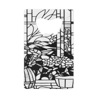 Garden Stained Glass  クレジットカード栓抜き