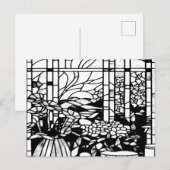 Garden Stained Glass  シーズンポストカード (正面/裏面)