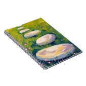 Garden Stepping Stones Watercolor Painting ノートブック (右側)