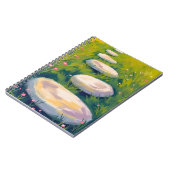 Garden Stepping Stones Watercolor Painting ノートブック (左側)