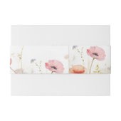 Garden Sunflower Wedding Invitation Belly Band 招待状ベリーバンド (裏面例)