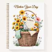 Garden Task List | Magnetic Notepad for Garden She ノートブック (正面)