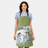 Garden tea party  エプロン (着用した状態)