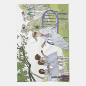 Garden tea party  キッチンタオル (縦)
