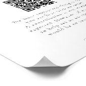 Garden Tea Party Honeymoon Fund  ポスター (角)