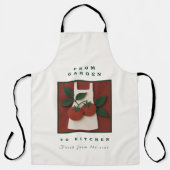 Garden to Kitchen Tomato Apron - Farm Fresh Gift エプロン (正面)