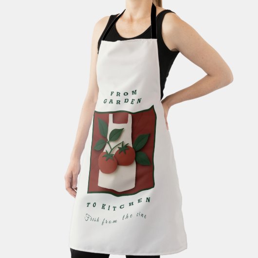 Garden to Kitchen Tomato Apron - Farm Fresh Gift エプロン (インサイチュ)