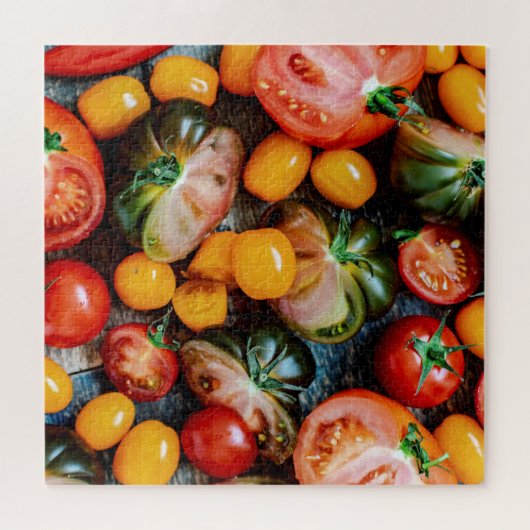 Garden Tomatoes Vegetable ジグソーパズル (横)