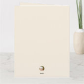 Garden Trellis Antique Dolls BIG Card サンキューカード (裏面)