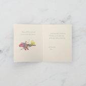 Garden Trellis Antique Dolls Small Card サンキューカード (内部)