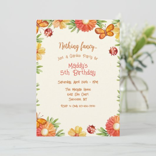 Garden Visitors 招待状 (スタンド正面)