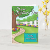 Garden Vista Mothers Day Card カード (黄色い花)