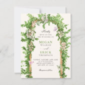 Garden wedding 招待状 (正面)