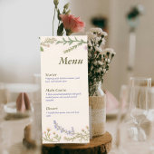Garden Wedding Reception Menu メニュー