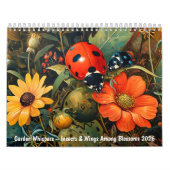 Garden Whispers – Insects & Wings Among Blossoms 2 カレンダー (カバー)