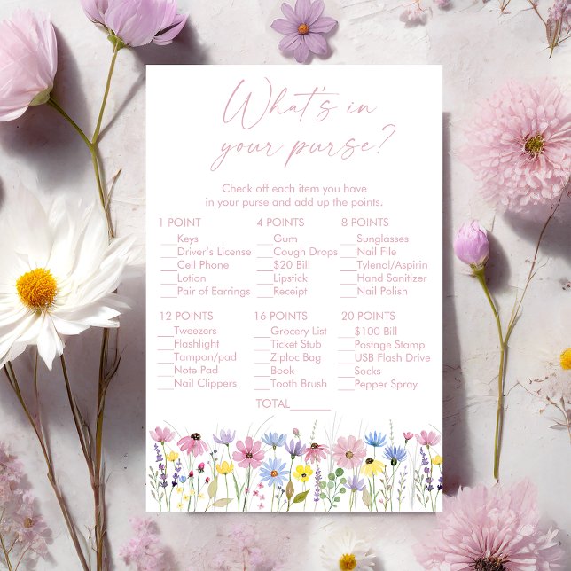 Garden Wildflowers What's In Your Purse Game (クリエイターアップロード済み)