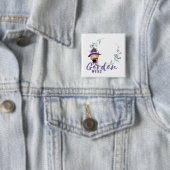 GARDEN WITCH -文字、スペル、サインでパーソナライズ 缶バッジ (インサイチュ)