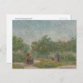 Garden with Courting Cooles by Vincent Van Pゴッホ ポストカード (正面/裏面)