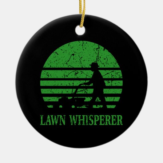 Gardener - Lawn Whisperer セラミックオーナメント (正面)