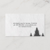 Gardener Logo | Landscaping | Trees 名刺 (裏面)