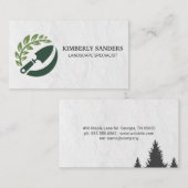 Gardener Logo | Landscaping | Trees 名刺 (正面/裏面)