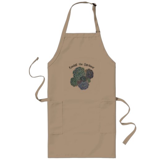 Gardener Succulents Work Apron ロングエプロン (正面)