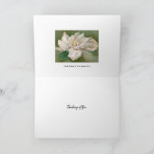 Gardeniaのパステルのアートワーク カード (内部)