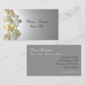 Gardeniaの花によってつけられるカスタムな名刺 名刺 (正面/裏面)