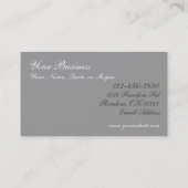 Gardeniaの花によってつけられるカスタムな名刺 名刺 (裏面)