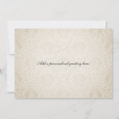 Gardeniaエレガント写真の結婚サンキューカード サンキューカード (裏面)