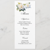 Gardenia Floral Menu Card メニュー (正面)