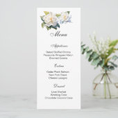 Gardenia Floral Menu Card メニュー (スタンド正面)