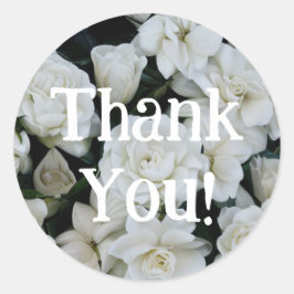 Gardenia Thank You ラウンドシール