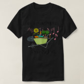 Gardening and Music Notes for Gardener  Tシャツ (デザイン正面)