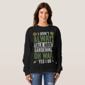 Gardening Apparel Gardener for Landscaping  Women スウェットシャツ (正面フル)