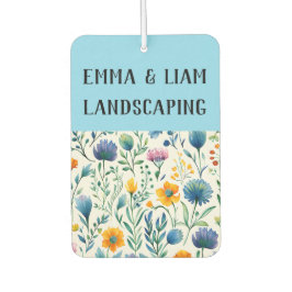 Gardening Business QR Code Promotional Branding カーエアーフレッシュナー