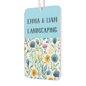 Gardening Business QR Code Promotional Branding カーエアーフレッシュナー (左)