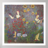 Gardening Graces - collage art ポスター (正面)