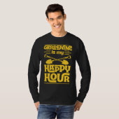 Gardening Is My Happy Hour Funny Cute Gardener Lov Tシャツ (正面フル)