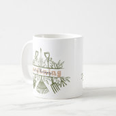 Gardening is my Therapie コーヒーマグカップ (正面左)