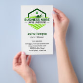 Gardening Lawn Care Landscaping Green Grass チラシ (ハンドル)