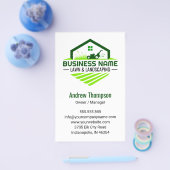 Gardening Lawn Care Landscaping Green Grass チラシ (シングル)